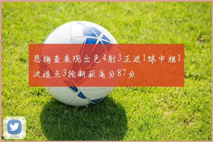恩梅查表现出色4射3正进1球中框1次造点3抢断获高分87分